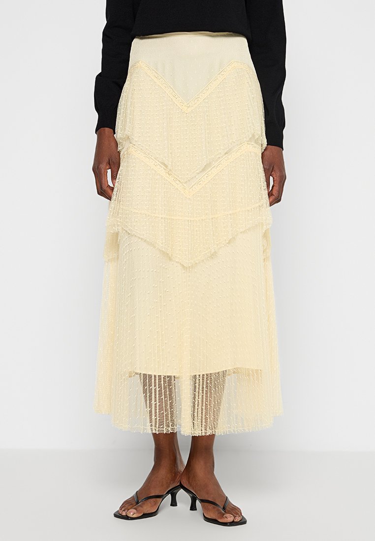 TWINSET Maxirok geel