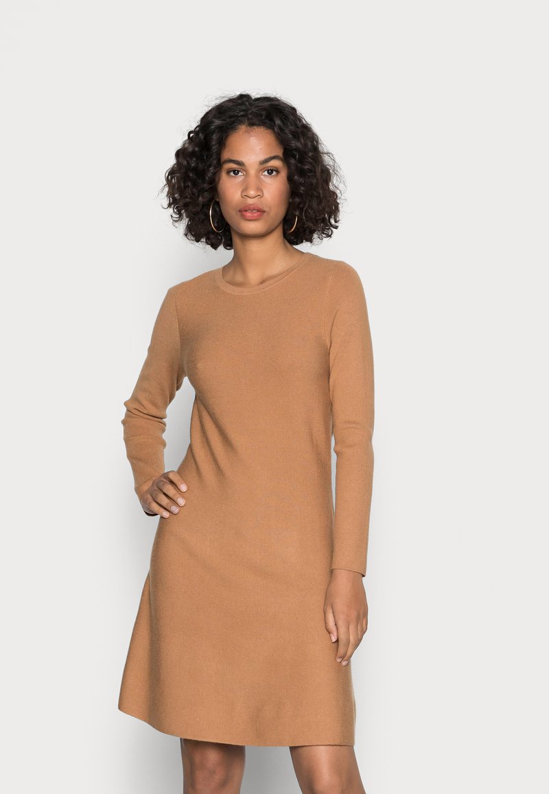 Damen Kleider | TOM TAILOR DENIM SKATER DRESSStrickkleidsoft camel/camel - BO57149 Damen Kleider | TOM TAILOR DENIM SKATER DRESSStrickkleidsoft camel/camel - BO57149
