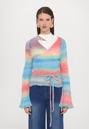 WRAP CARDIGAN - Neuletakki - candy rainbow