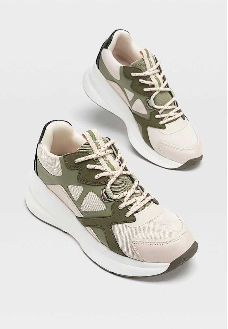 CHUNKY SPORTSCHUH MIT MAXI SOHLE UND VERSCHIEDENEN ELEMENTEN 190 Sneakers multi coloured CHUNKY SPORTSCHUH MIT MAXI SOHLE UND VERSCHIEDENEN ELEMENTEN 190 Sneakers multi coloured