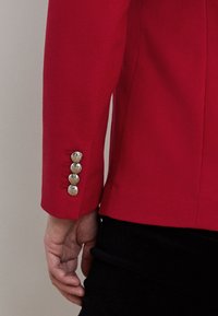 Lauren Ralph Lauren Woman BULLION JACQUARD BLAZER - Blazer - festive red