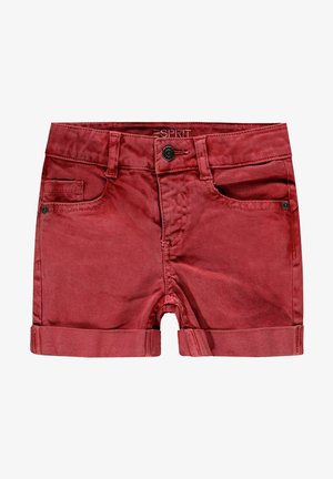 Jeansshort - garnet red