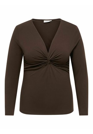 CARLOTUS - Blouse - coffee bean