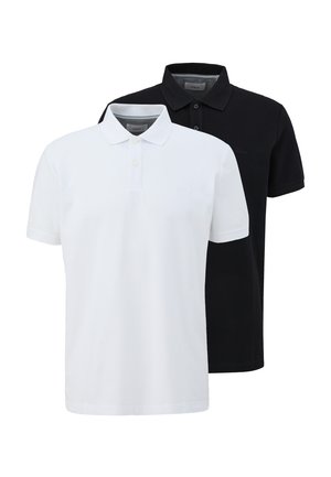 Polo - weiß   schwarz