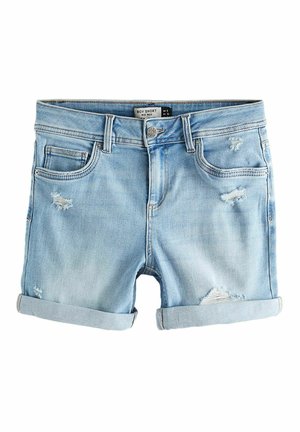 REGULAR FIT - Jeansshorts - bleach denim