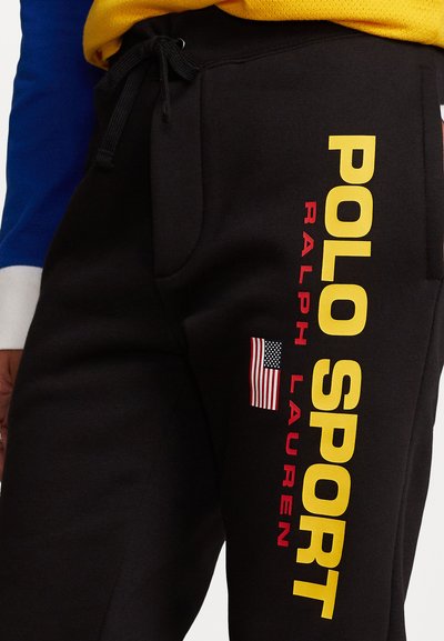Polo Ralph Lauren POLO SPORT JOGGERS - Pantaloni de trening - polo black/gold