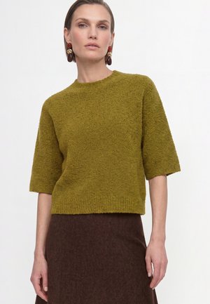 Rich & Royal, RICH & ROYAL PULLOVER - T-Shirt basic - golden moss