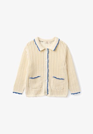 Copenhagen Colors, CARDIGAN - Kardigán - cream/ocean blue