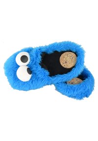 Sesamstrasse KRÜMELMONSTER 3D PLÜSCH  - Pantofole - blau