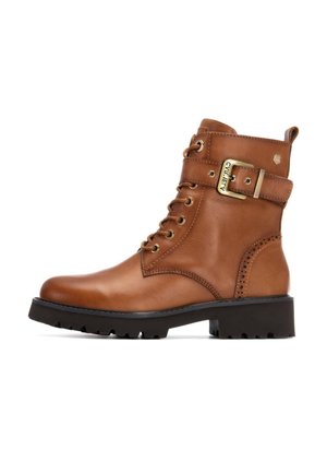 Botines con plataforma - camel