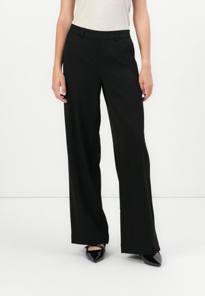 OBJLISA WIDE NOOS - Pantalon classique - black