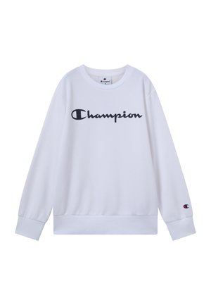 Champion, CREWNECK SCRIPT SHOP - Sudadera - white