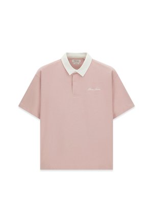 Guess Jeans, BESTICKTES LOGO POLO - Polo - rose