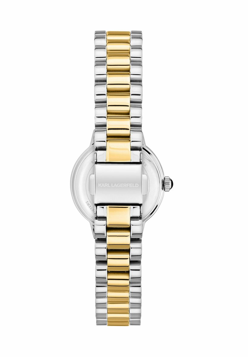 KARL LAGERFELD - Gold & Silver Link Band Watch Karl Lagerfeld | Accessories | Karl Lagerfeld Gold Silver  main image 3