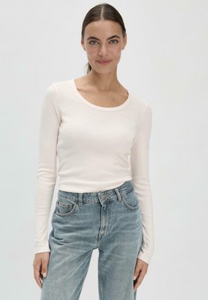 hessnatur SLIM - Long sleeved top - perlrosa