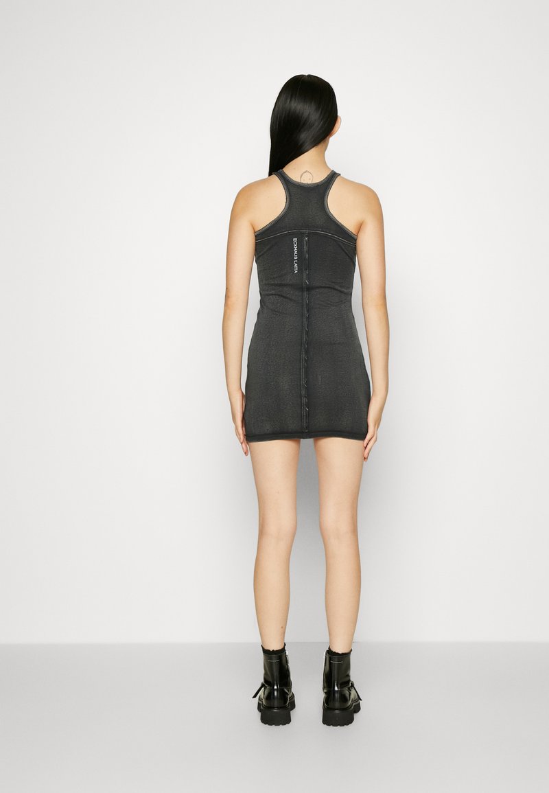 ECKHAUS LATTA LAPPED DRESS - Jerseykleid - charcoal
