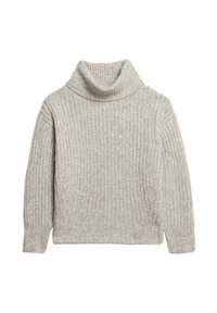 Superdry Co BRUSHED SLOUCH NECK Strickpullover heather grey
