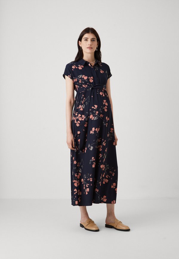 VMMNEWHALLIE LONG TIE DRESS  - Day dress - night sky4