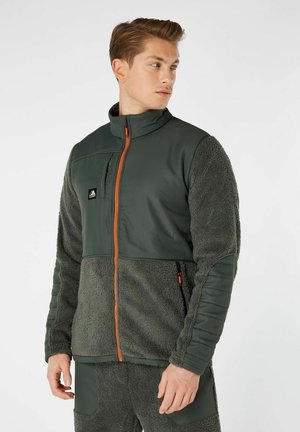 FULL ZIP  - Fleece jacket - huntergreen