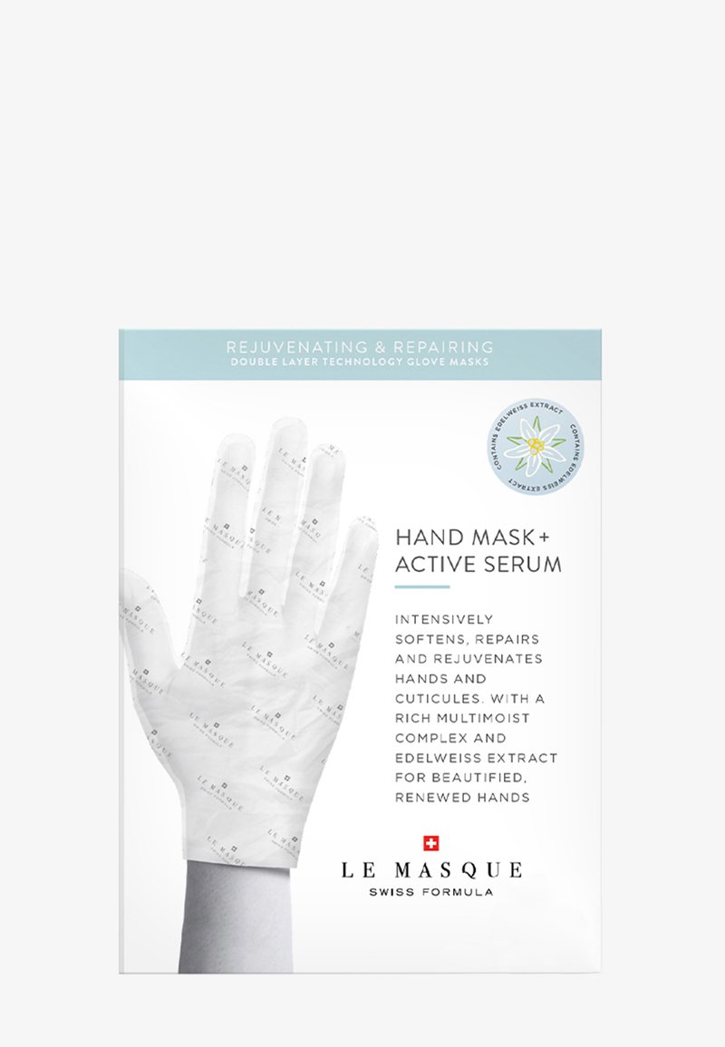 Le Masque Switzerland REJUVENATING & REPAIRING HAND MASK - Hand Mask - light blue