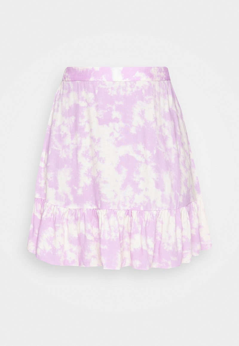 Pieces Curve A-lijn rok lila