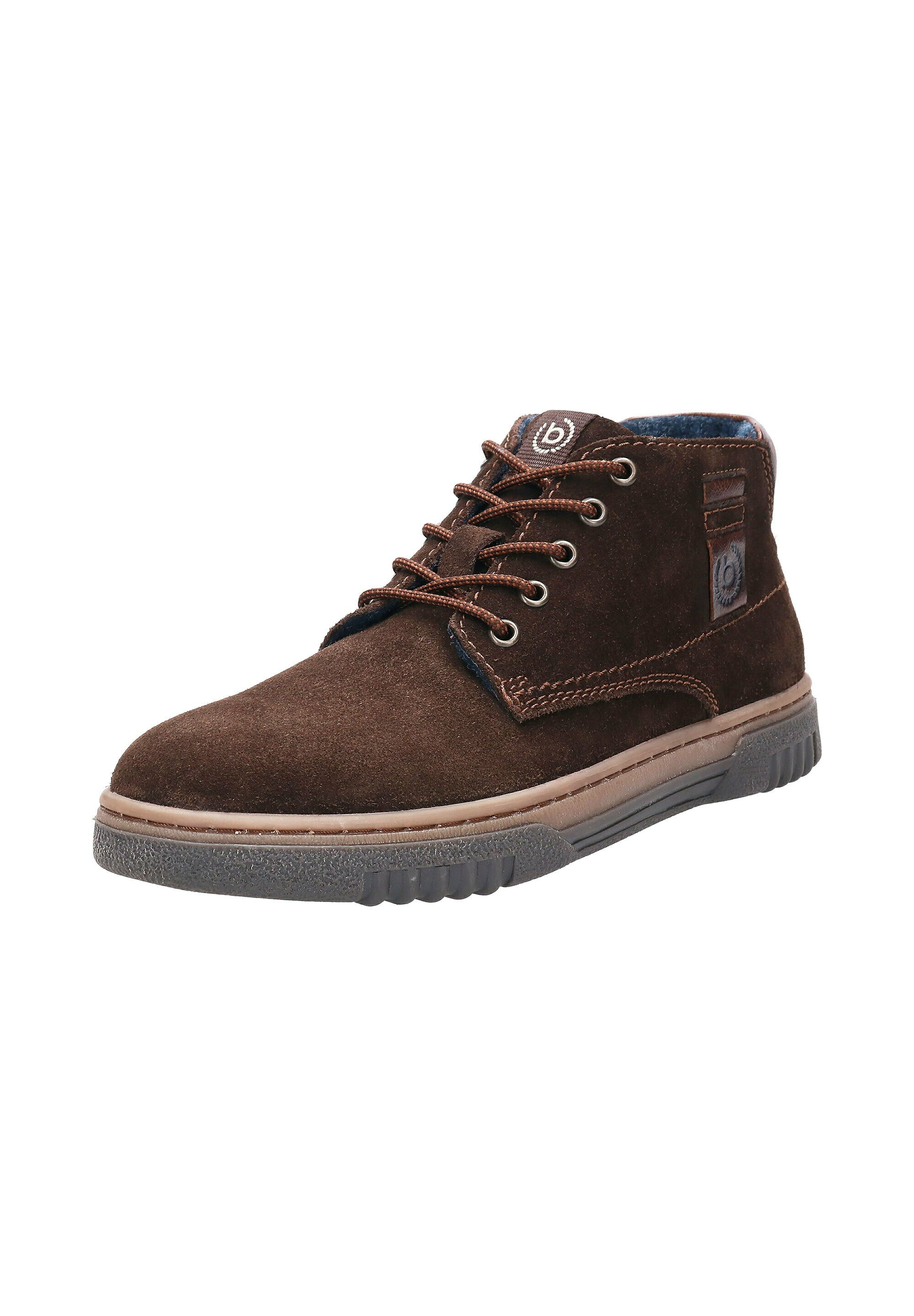 Bottes à Lacets Bugatti Pour Homme - Doublure Chaude - Semelle Intérieure Amovible - Style Urbain Décontracté - 8