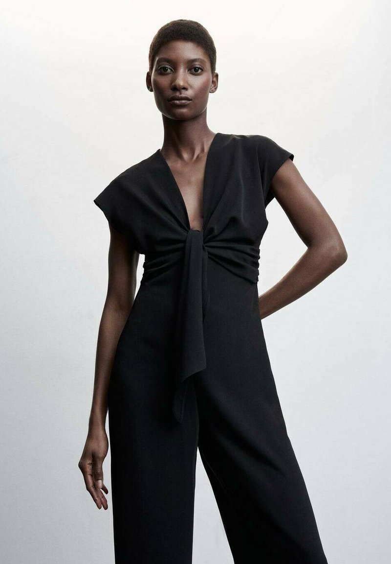 HOT Tute Eleganti Tuta Mango Nera Jumpsuit Tuta Nera Mango - Main Image