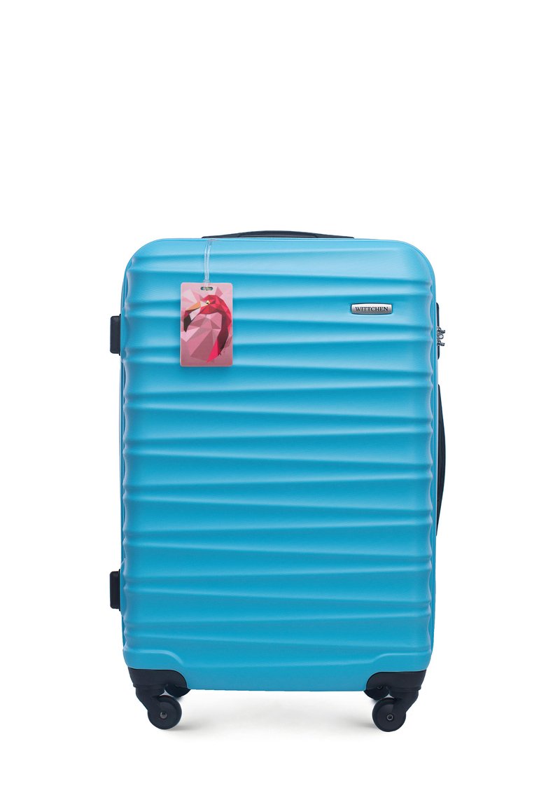 WITTCHEN MEDIUM SUITCASE WITH LUGGAGE TAG FROM ABS - Trolley - blue
