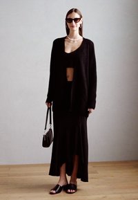 Mos Mosh LONG CARDIGAN - Kardiganas - black