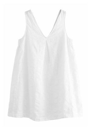 Next V-NECK MINI - REGULAR FIT - Vapaa-ajan mekko - white