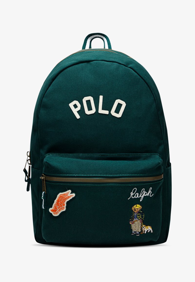 Polo Ralph Lauren VARSITY BACKPACK UNISEX - Mochila - moss agate/cream