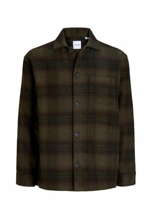 Jack & Jones, JJESOHO OLLIE OVERSHIRT LS SN - Chemise - olive night