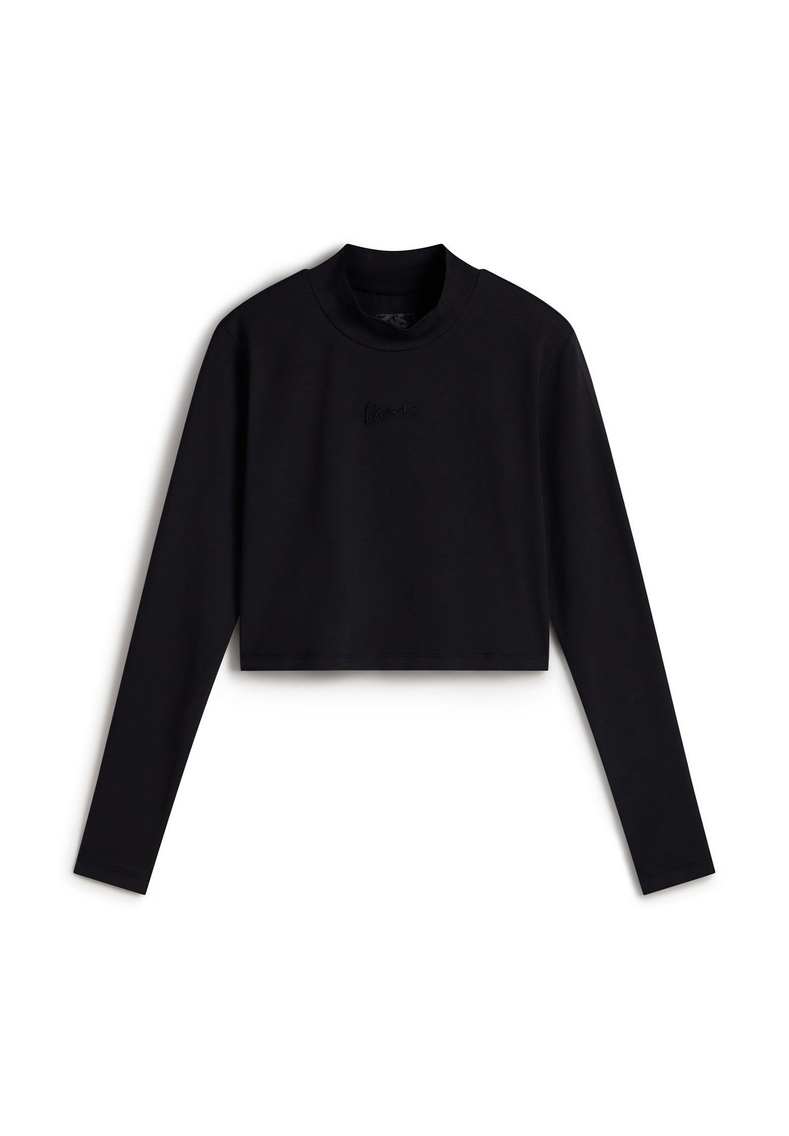 Vans SCRIPT MOCK - Top s dlouhým rukávem - black