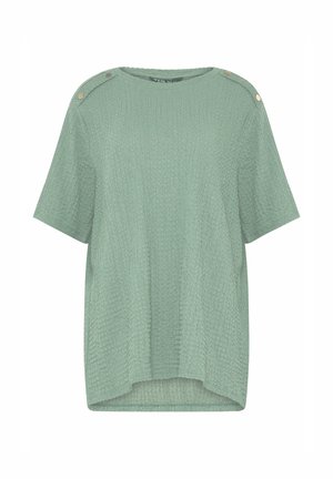 Yours Clothing, PLUS SIZE CASUAL TOPS - Bluse - light green