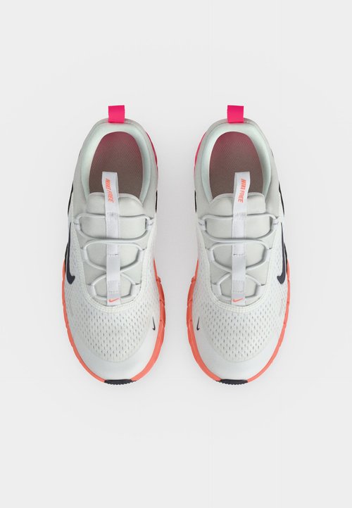 Nike FREE RIDE UNISEX - Road running shoes - white/gridiron/hyper pink/atomic pink — photo 5