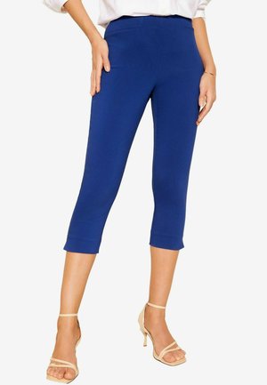 CROPPED COMFORT SCULTPING STRETCH - Rövidnadrágok - blue