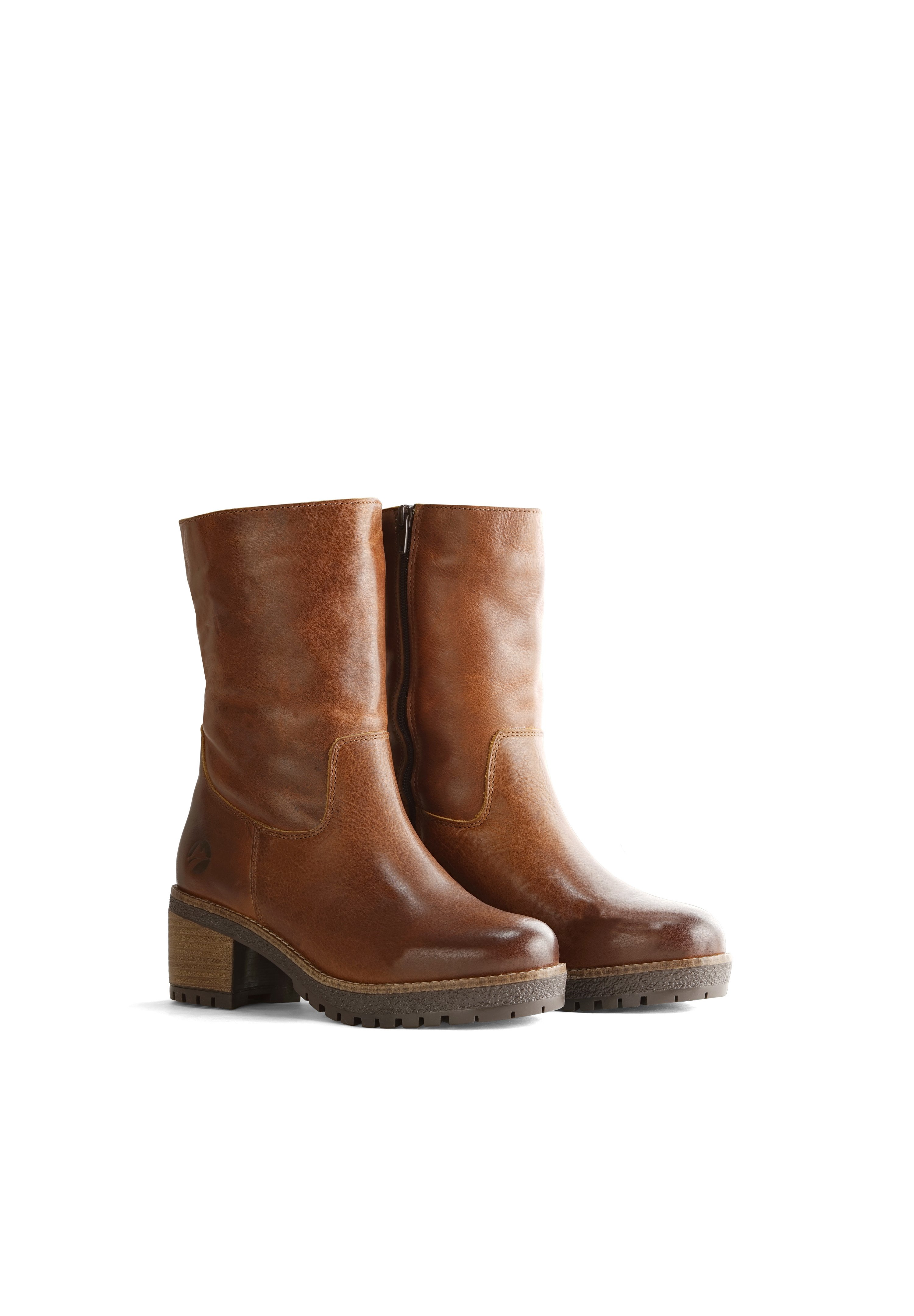 Travelin VAASA - Korte laarzen - cognac - Zalando.be
