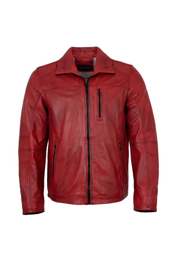 Lederjacke - rot