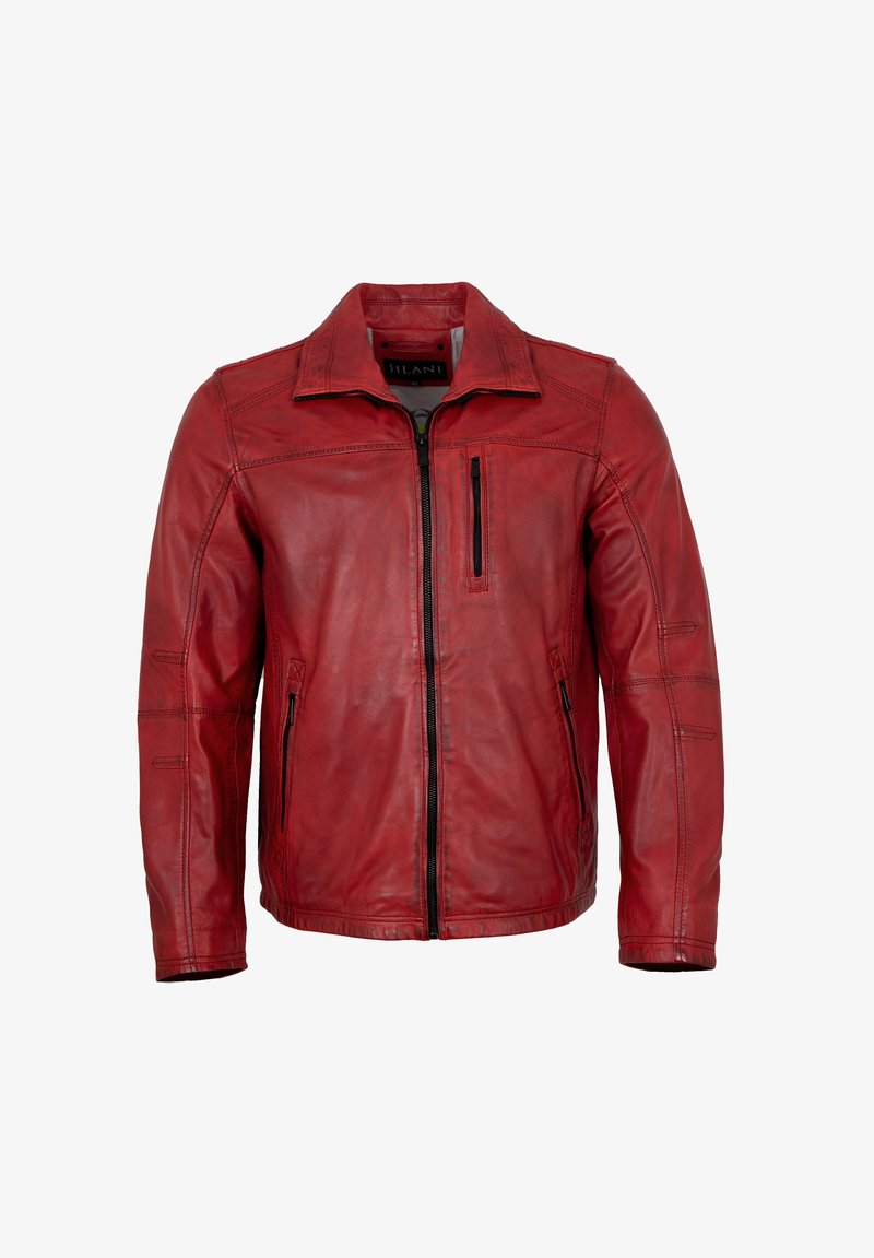 Lederjacken24 Lederjacke - rot