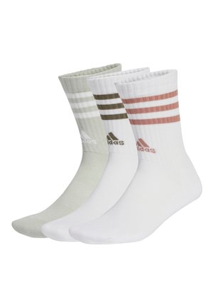 3STRIPES CUSHIONED    3 PAIR PACK - Sportsstrømper - white  white silver
