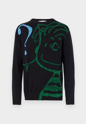 MAGLIA GIROCOLLO - Džemper - blu classico