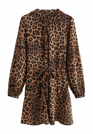 Shirt dress - leopard