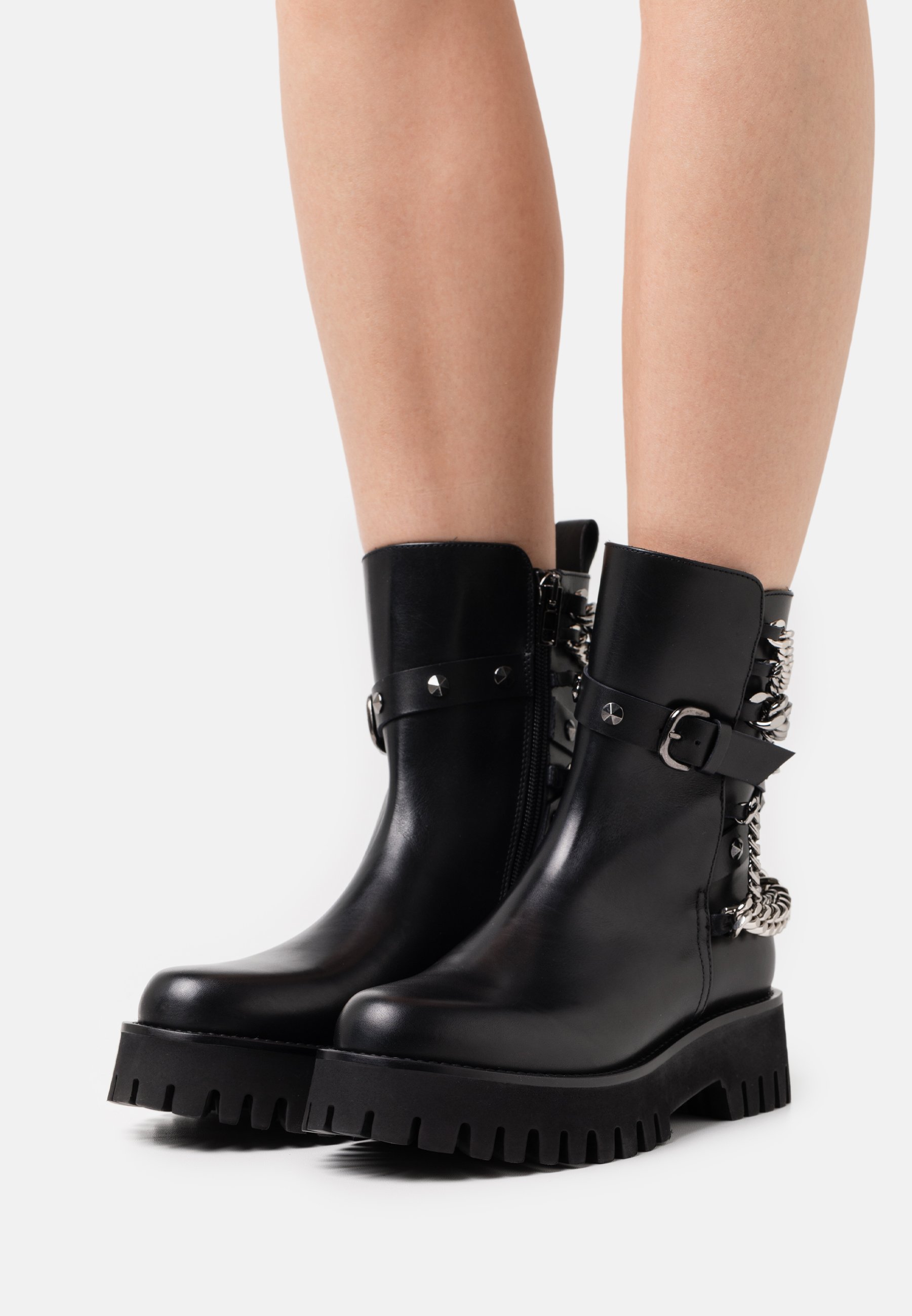 casadei platform ankle boots