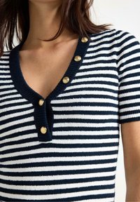 Lindex T-shirts print - dark navy