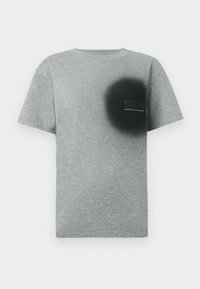 Trükipildiga T-särk - light grey melange