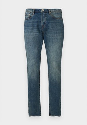 Jeans Tapered Fit - blue over dyed