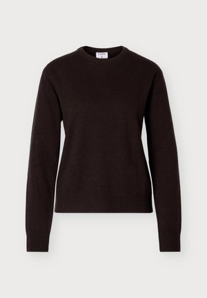 Filippa K, SOFT CREWNECK SWEATER - Пуловер - dark chocolate