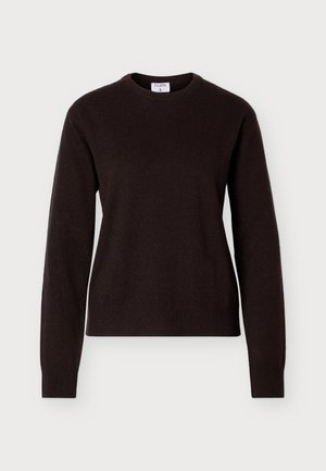 Filippa K, SOFT CREWNECK SWEATER - Пуловер - dark chocolate