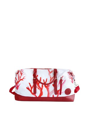 Weekend bag - kırmızı beyaz
