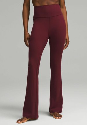 lululemon GROOVE SHR FLARED REGULAR - Bukser - garnet